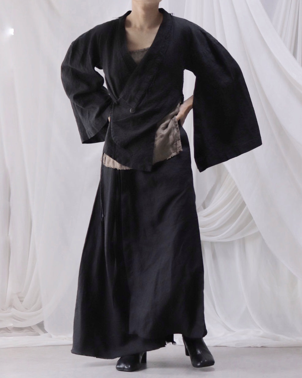 wide shoulder short jacket