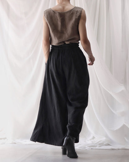 asymmetry tuck easy pants
