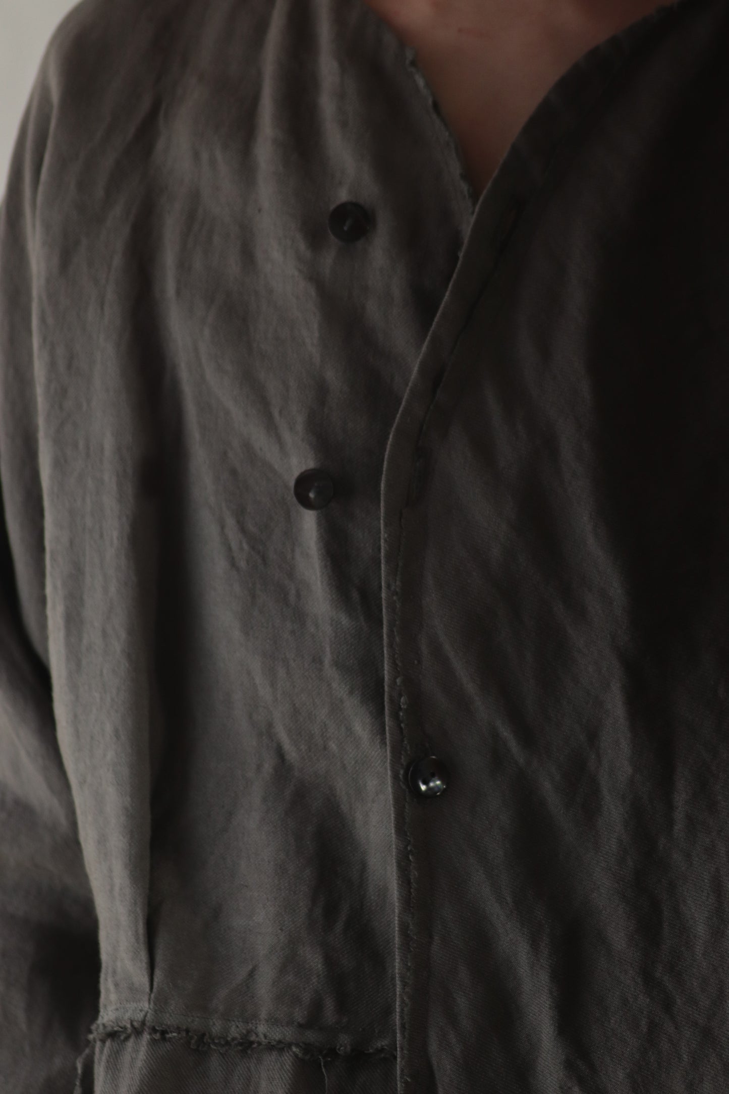 collarless shirts