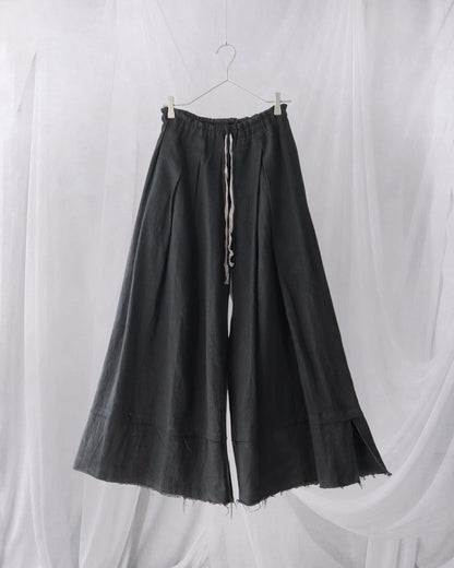 asymmetric linen easy HAKAMA