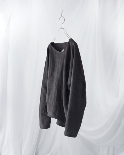 bias-cut pullover