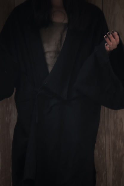 mid-length slit haori