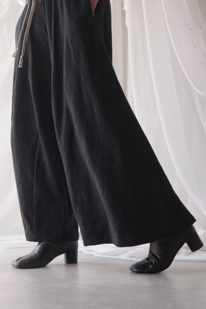 asymmetry tuck easy pants