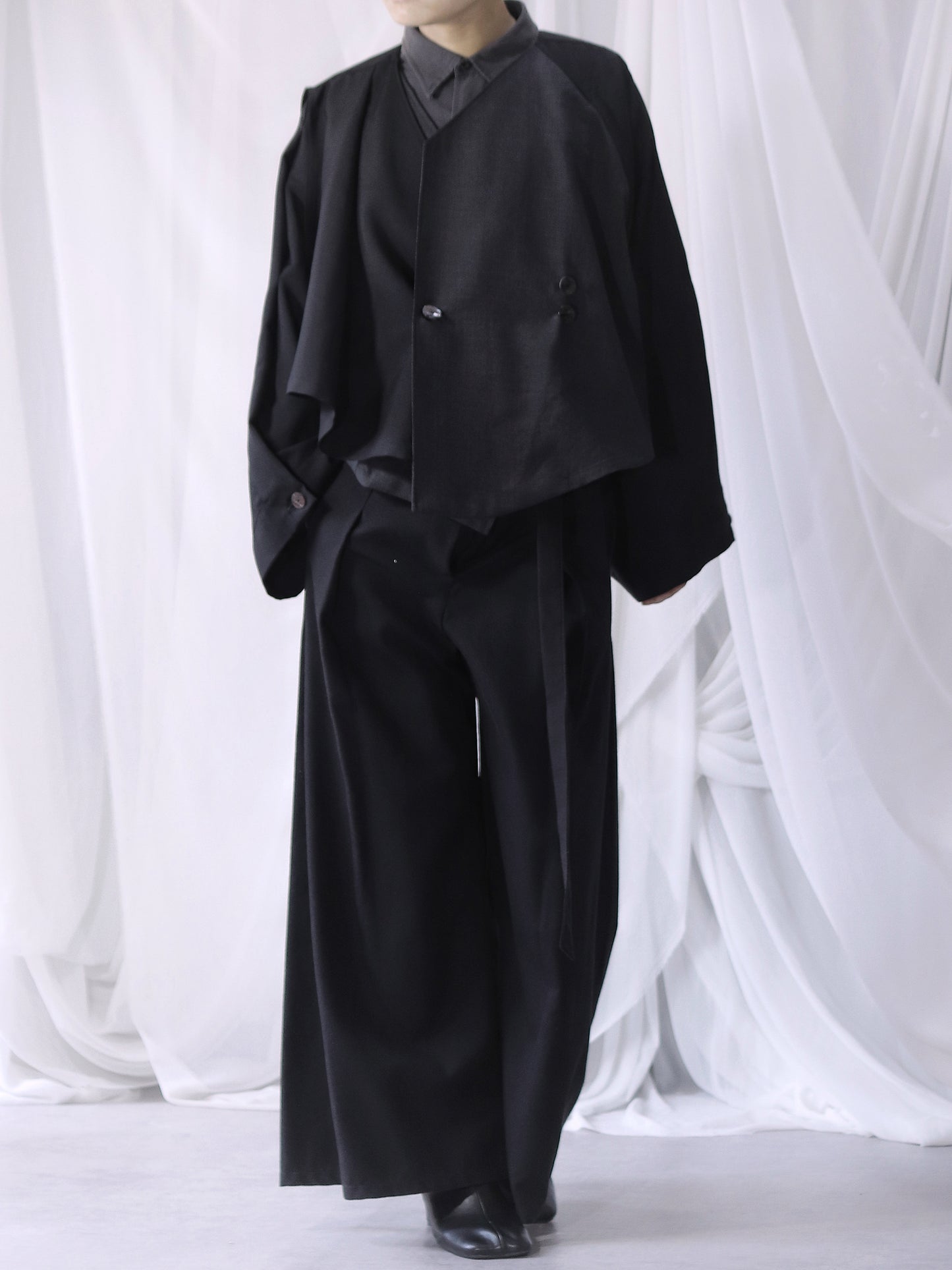 asymmetry layered haori