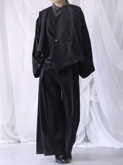 asymmetry layered haori