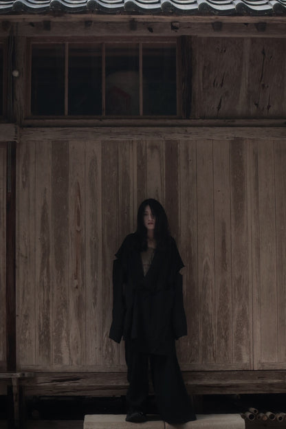 mid-length slit haori