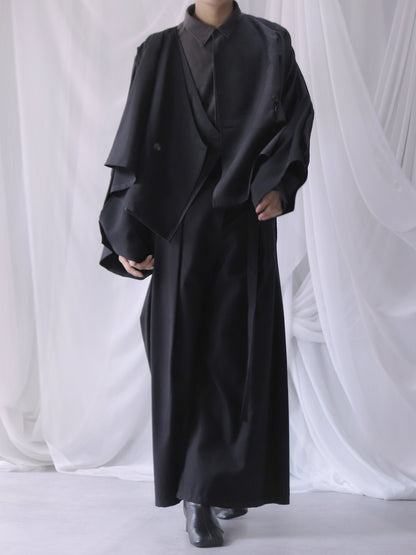asymmetry layered haori