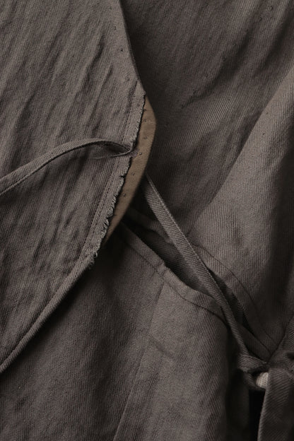 collarless jacket