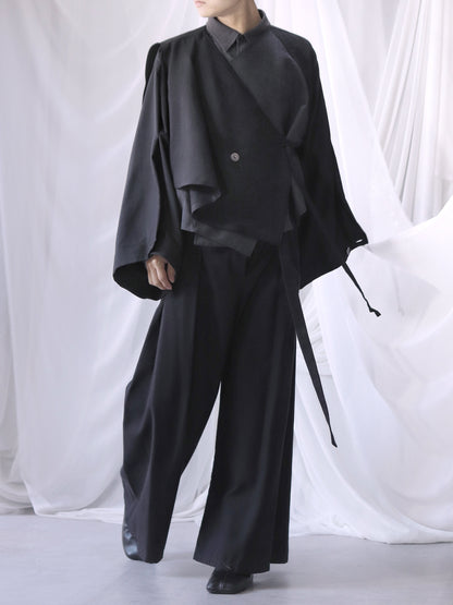 asymmetry layered haori