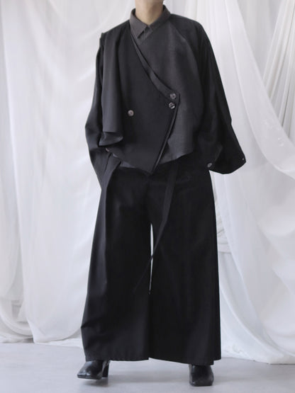 asymmetry layered haori