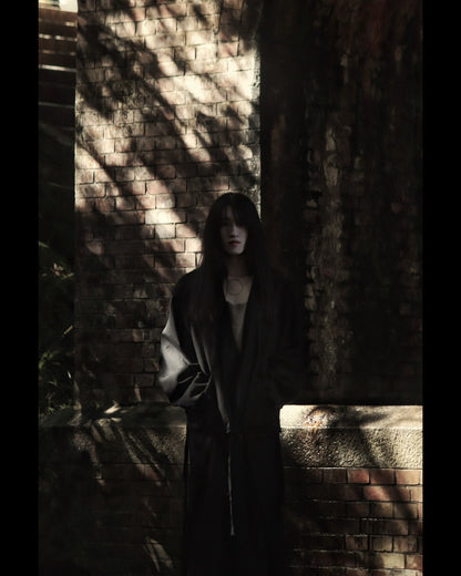 collarless tailored jacket