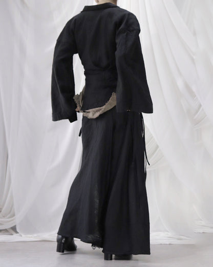wide shoulder short jacket