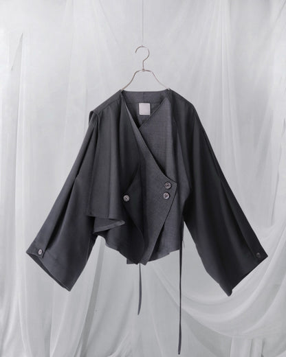 asymmetry layered haori