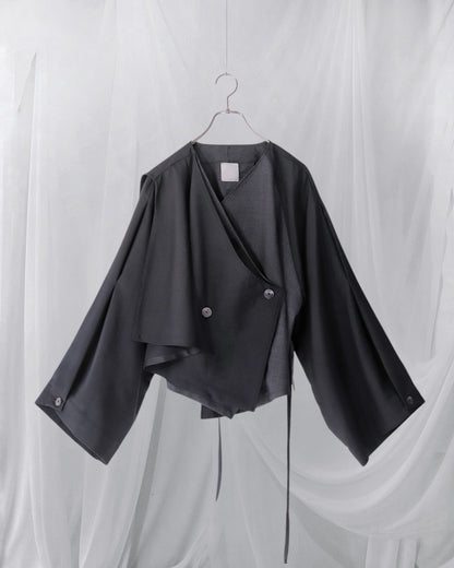 asymmetry layered haori
