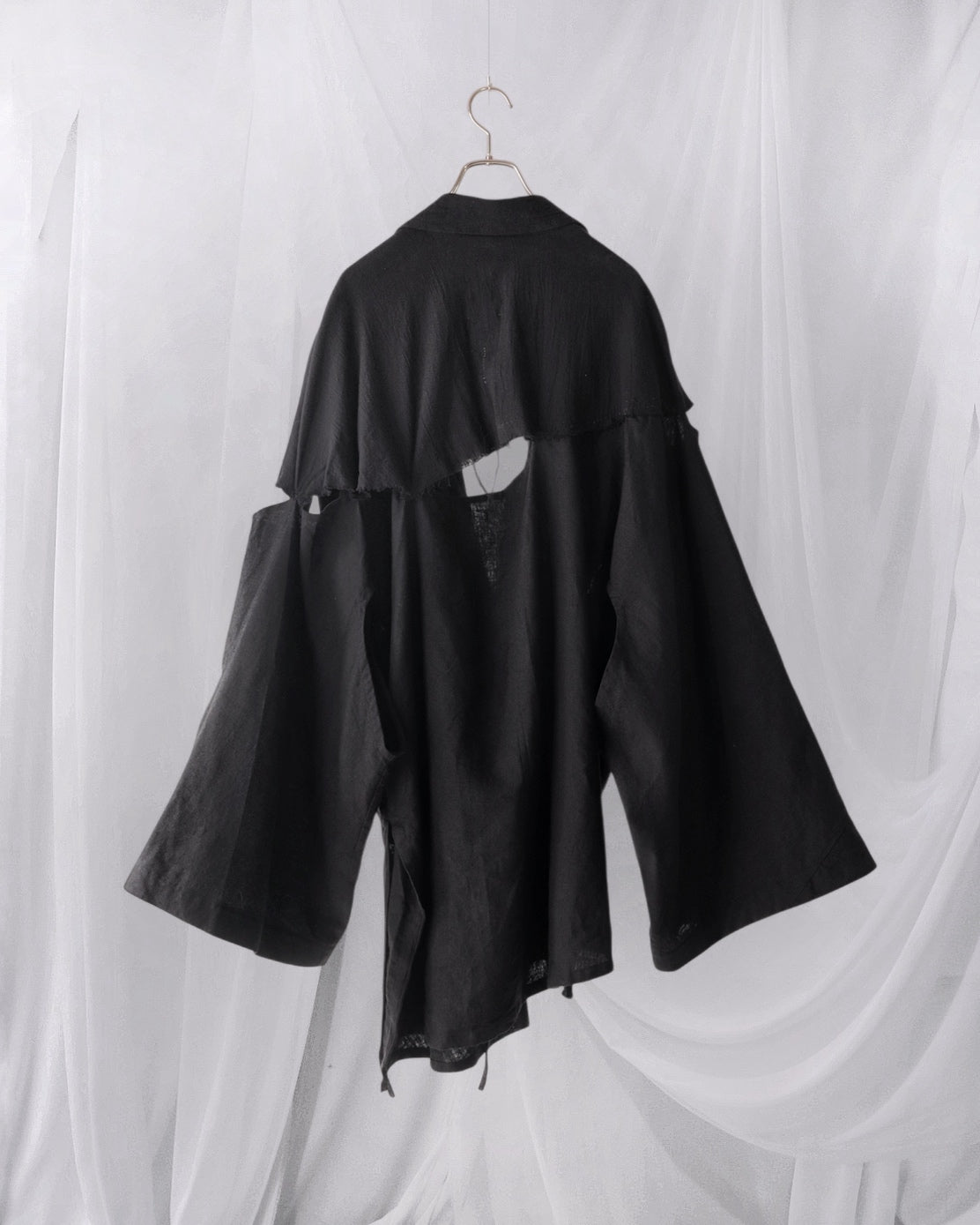 mid-length slit haori