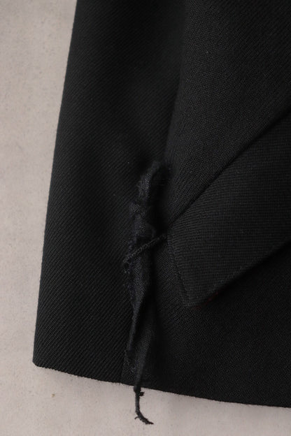 collarless tailored jacket
