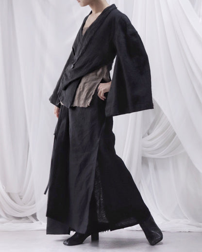 wide shoulder short jacket