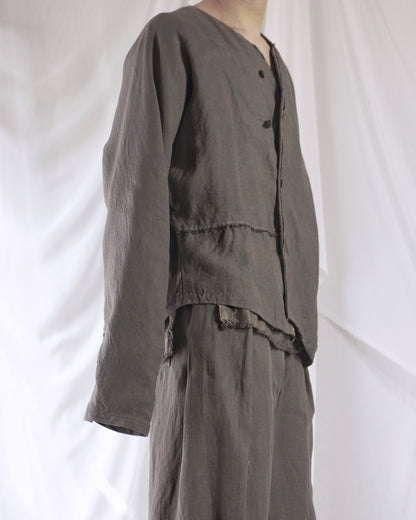 collarless shirts