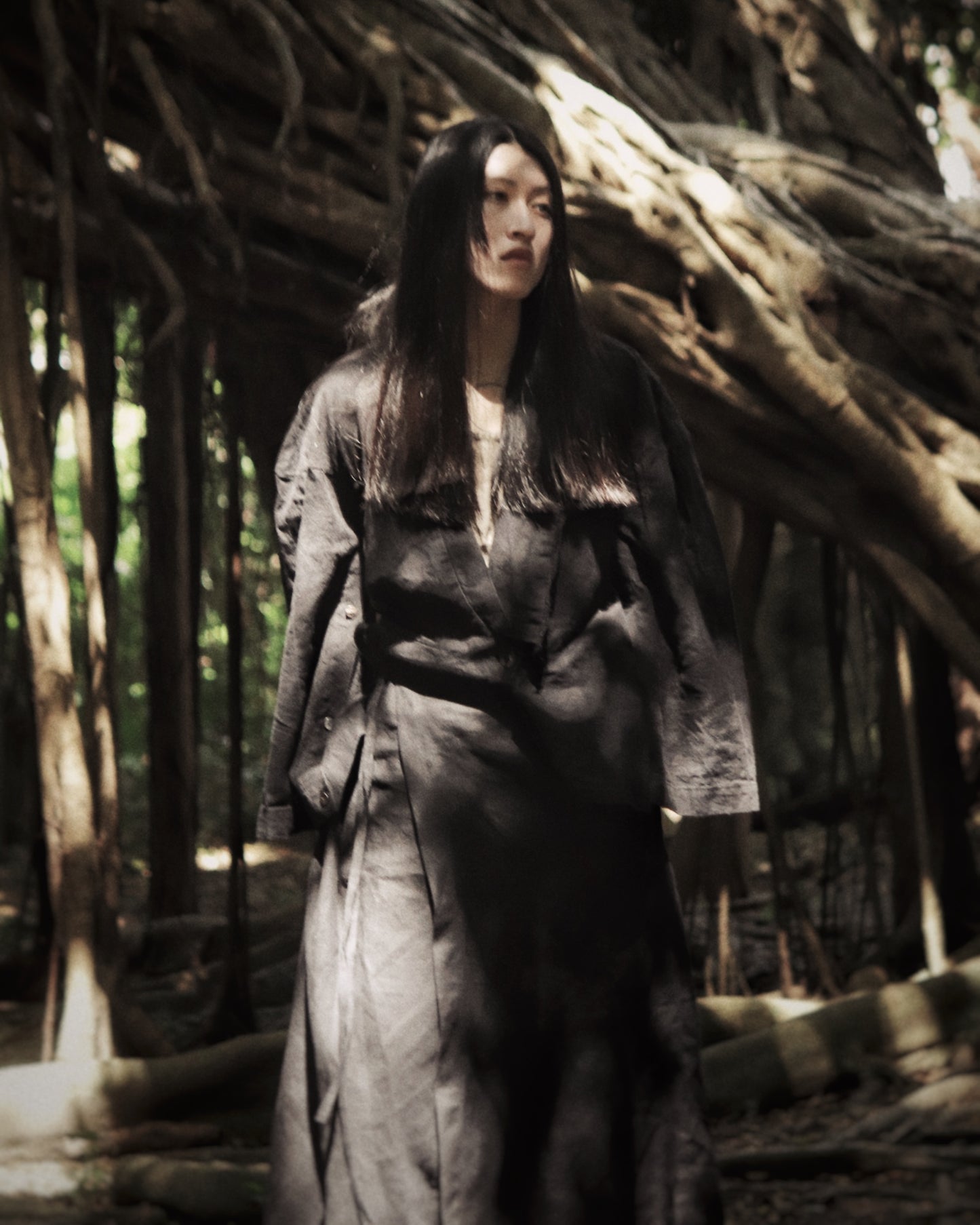 wide shoulder short jacket