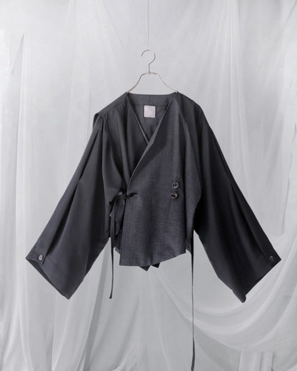asymmetry layered haori