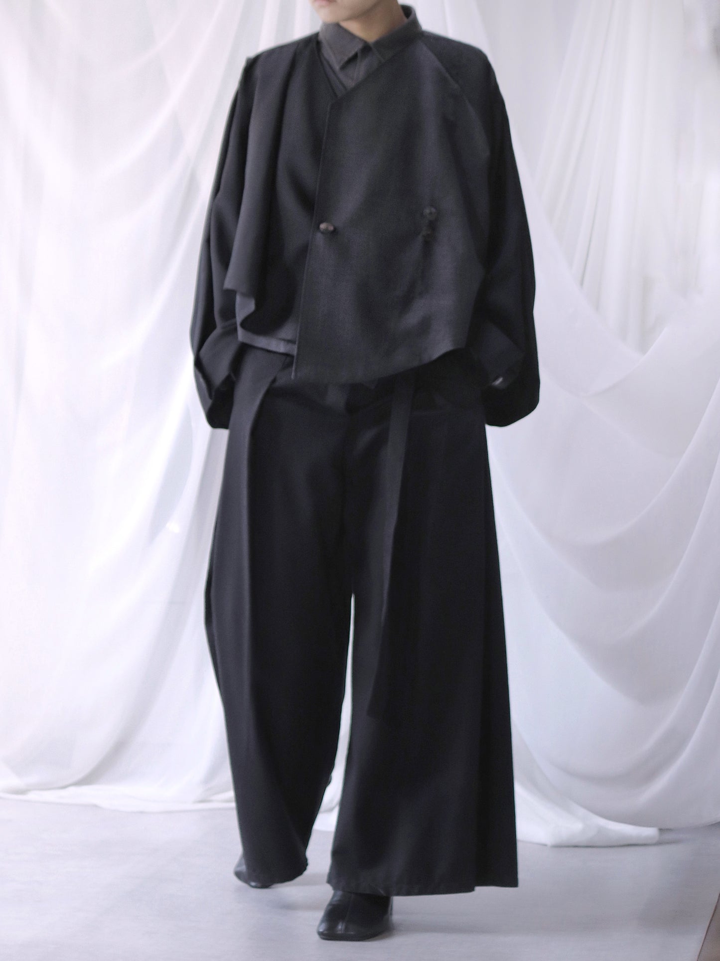 asymmetry layered haori