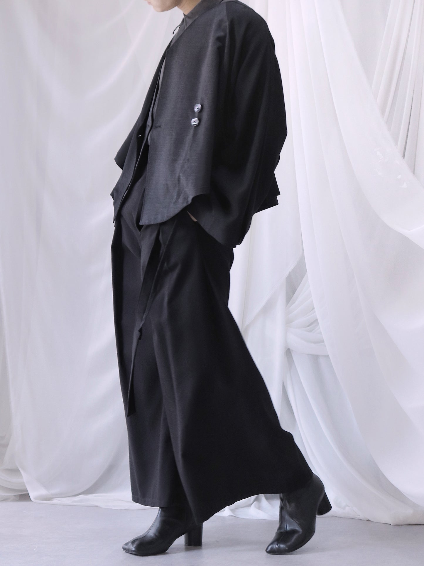 asymmetry layered haori