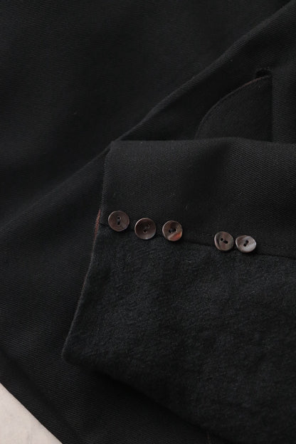 collarless tailored jacket