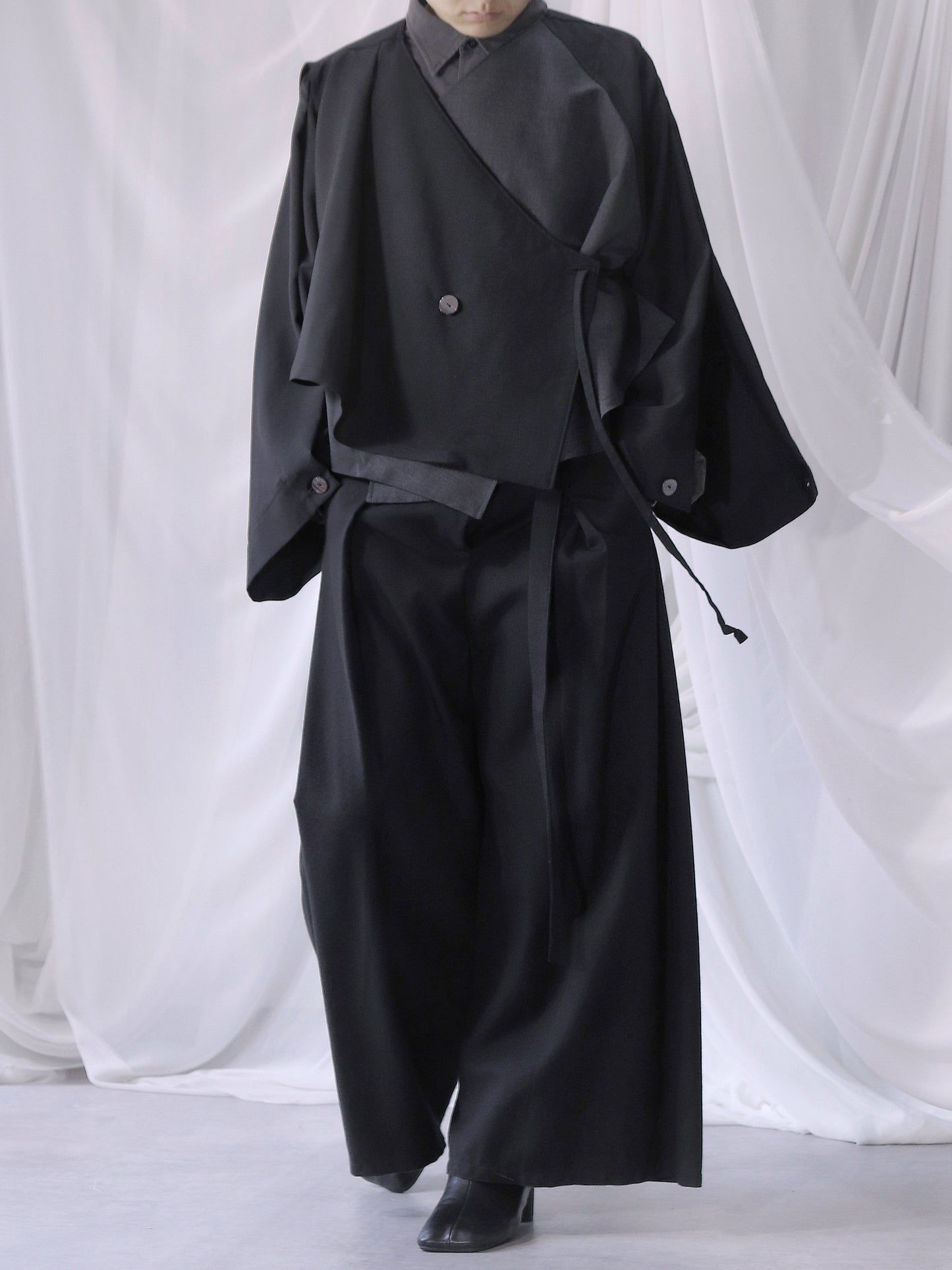 asymmetry layered haori