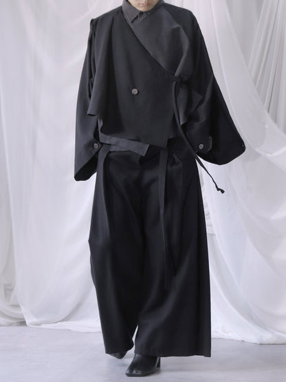 asymmetry layered haori