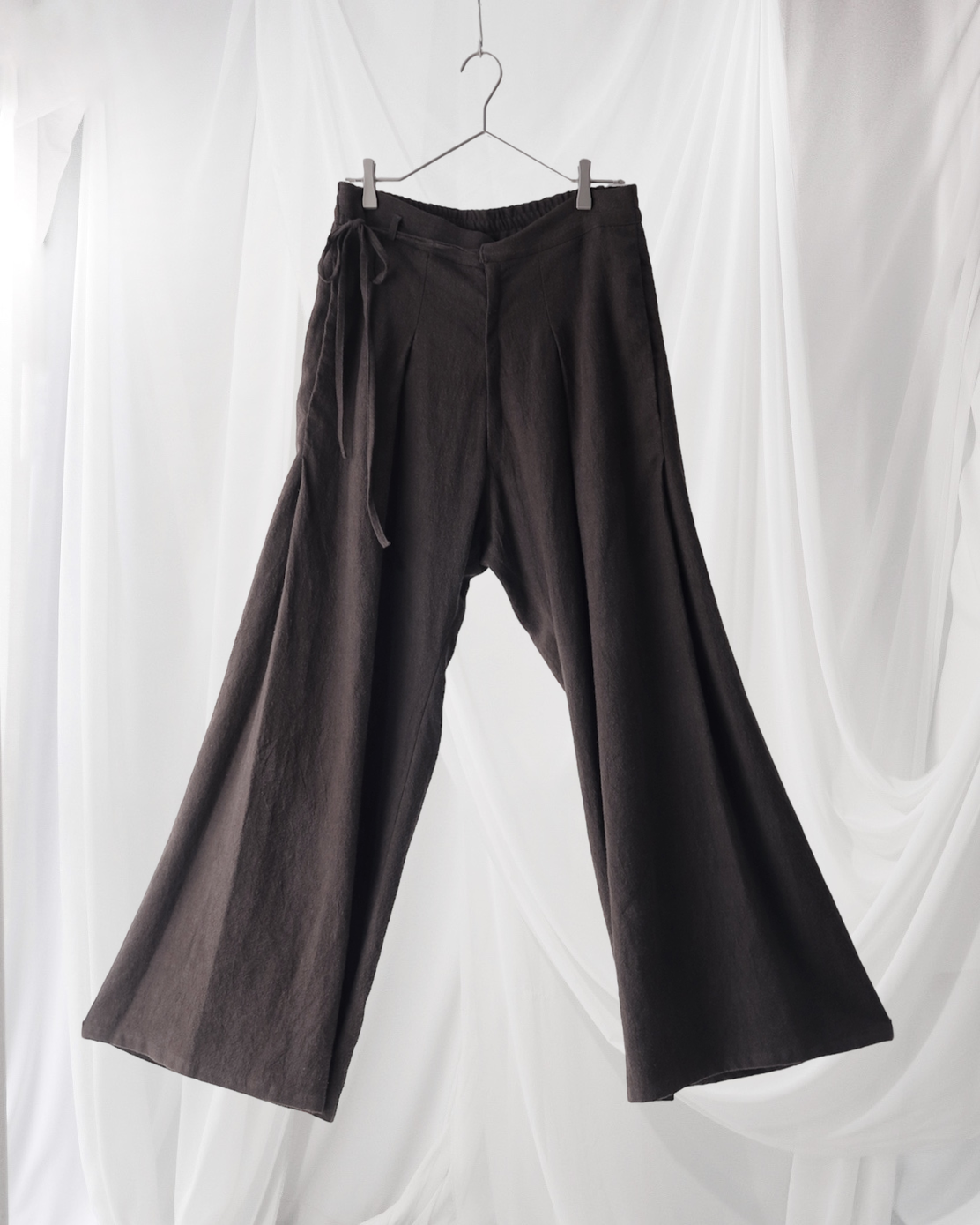 ANCELLM W/L WIDE EASY TUCK SLACKS サイズ1 WIDE EASY TUCK SLACKS