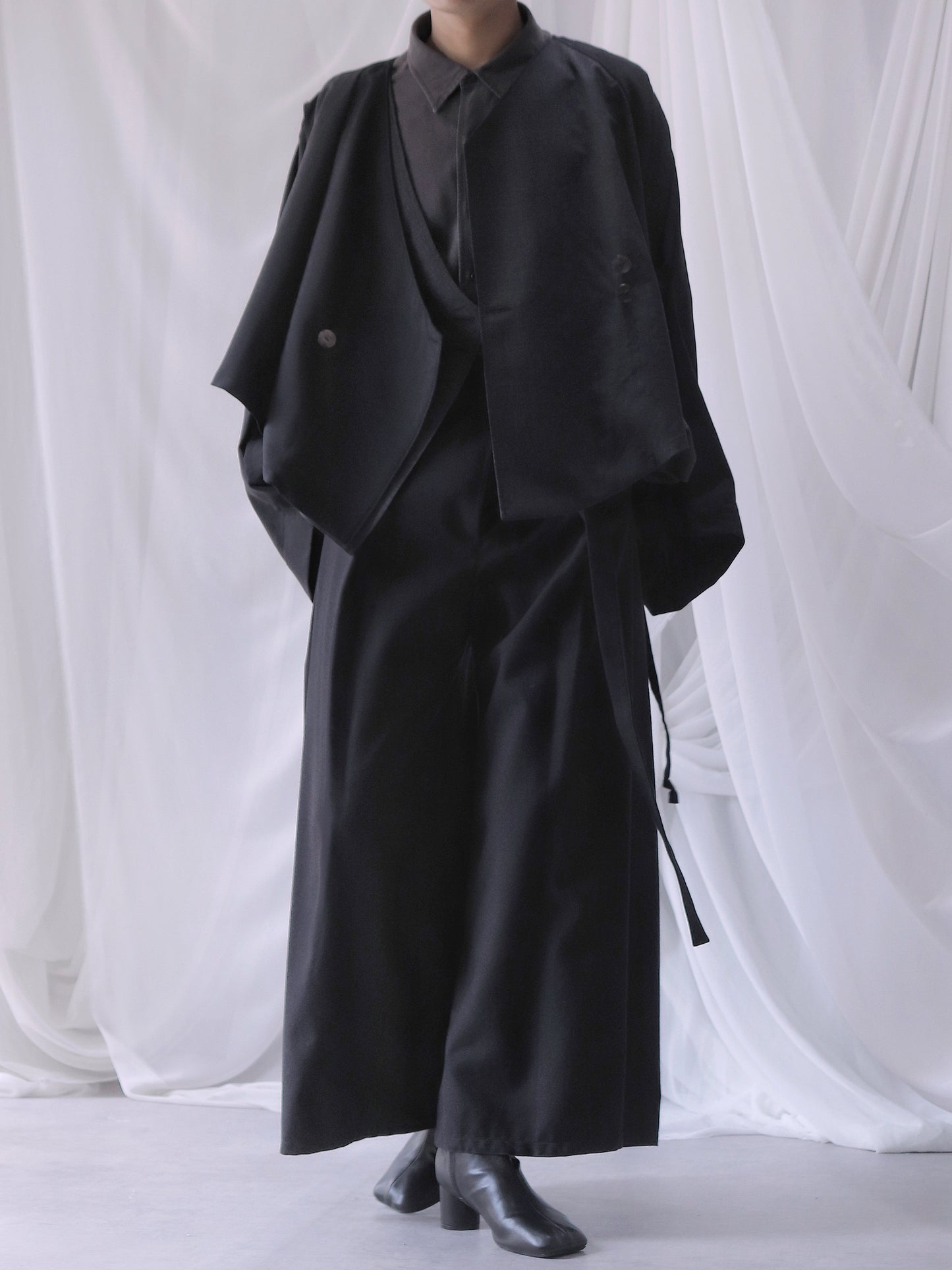 asymmetry layered haori