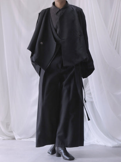 asymmetry layered haori