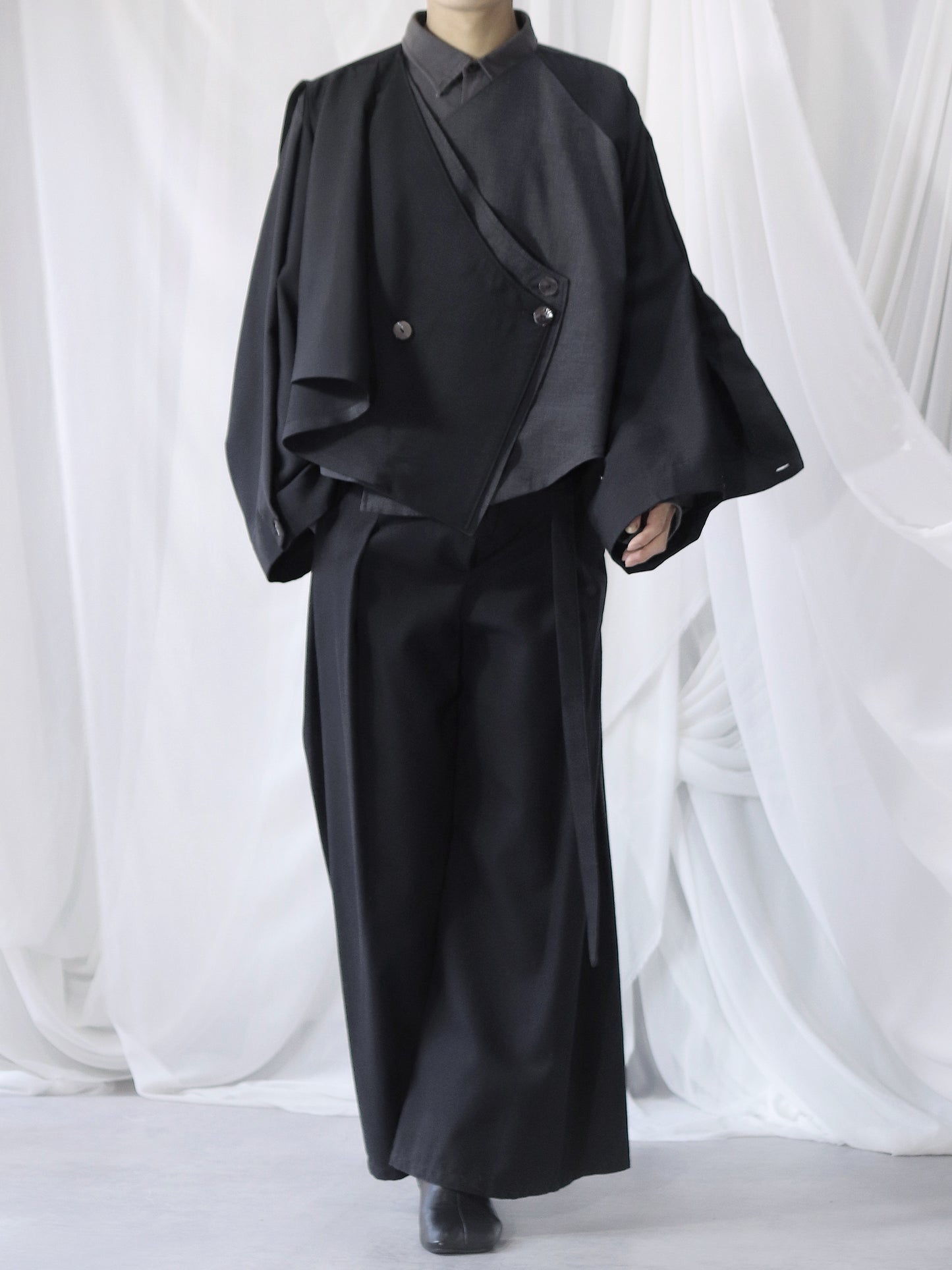 asymmetry layered haori