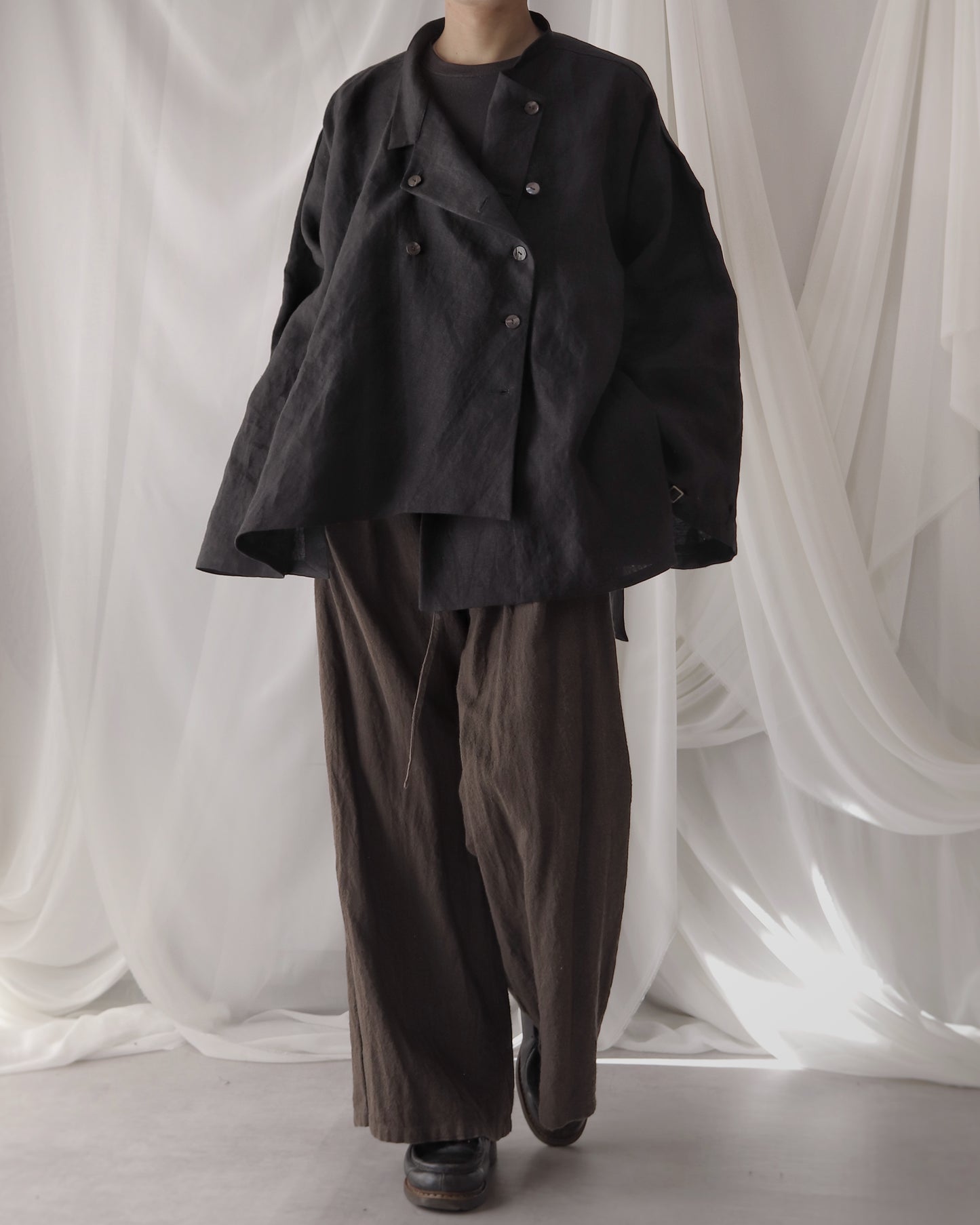 double breasted shirts blouson