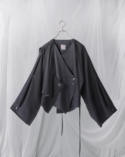 asymmetry layered haori