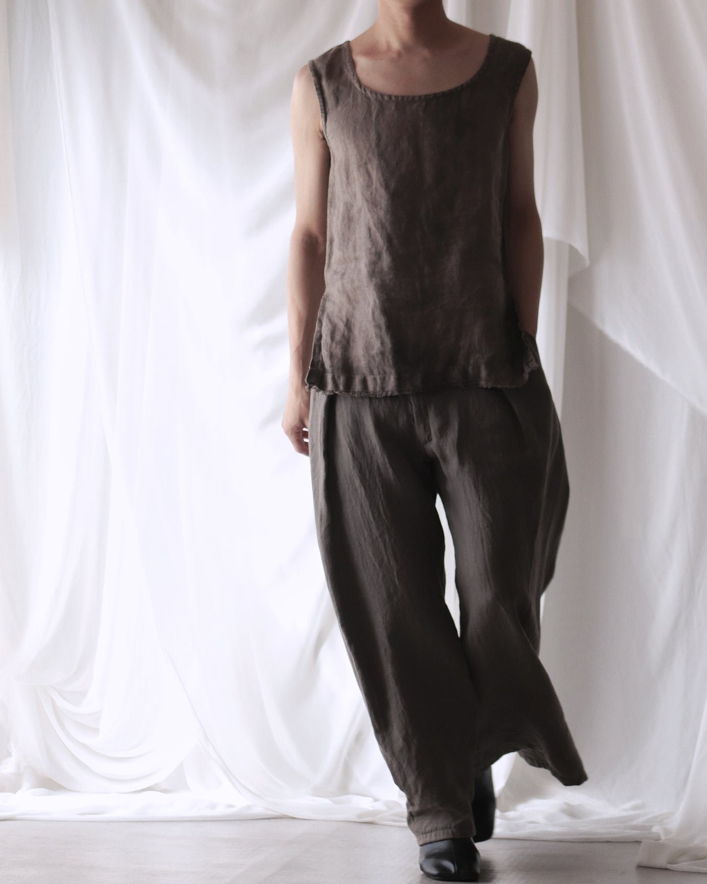 low-rise slacks