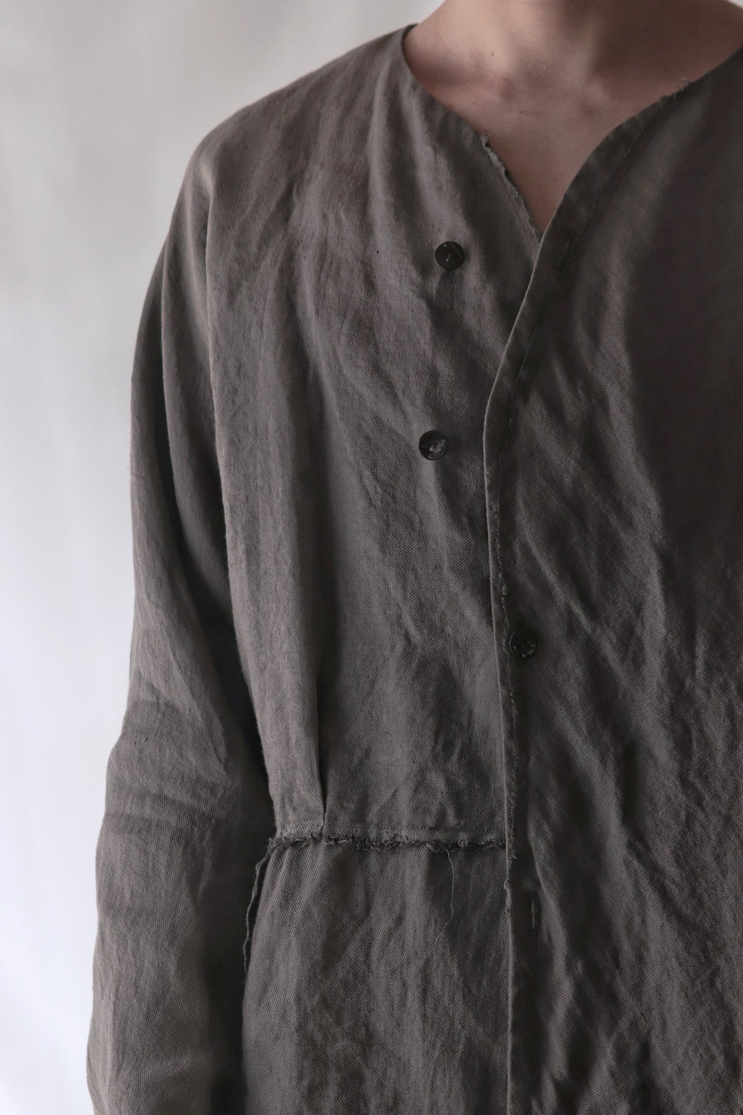 collarless shirts