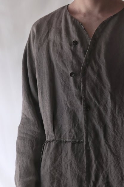 collarless shirts