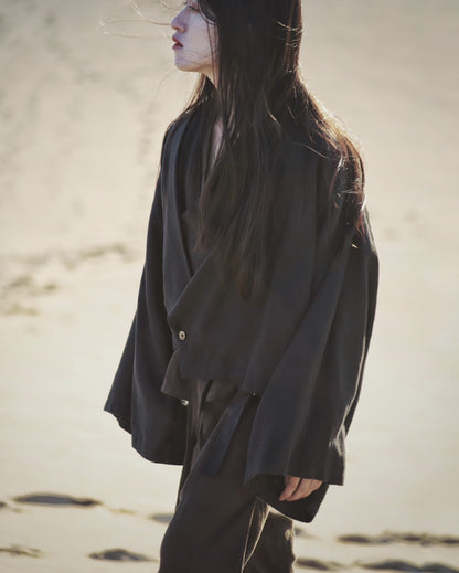 flare sleeve haori blouson