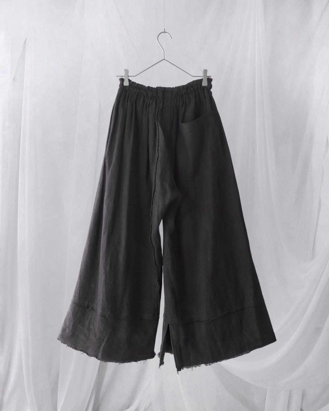 asymmetric linen easy HAKAMA