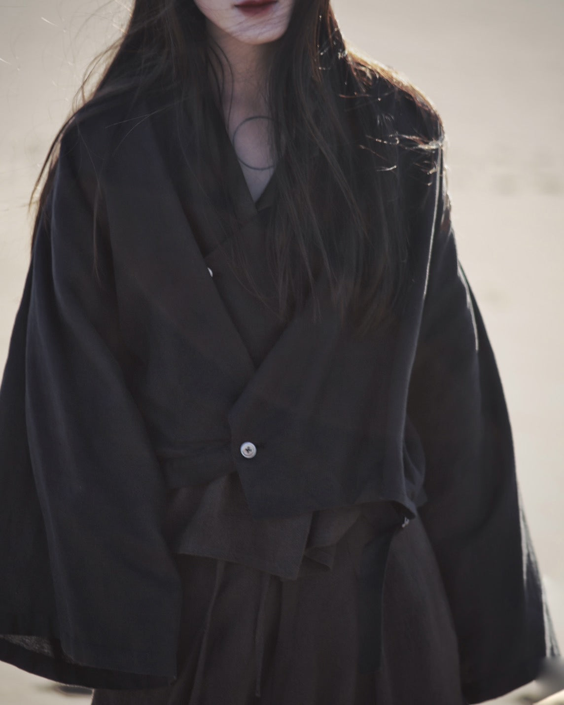 flare sleeve haori blouson