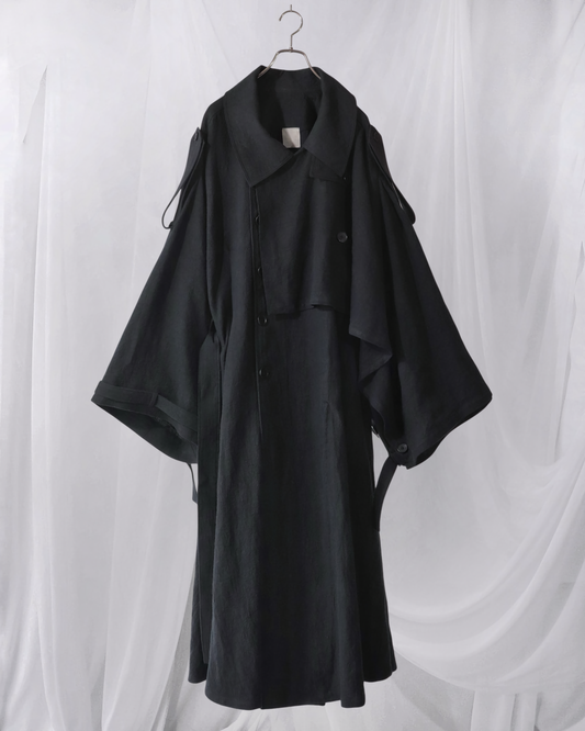 linen trench coat