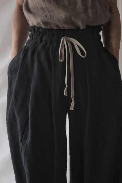 asymmetry tuck easy pants