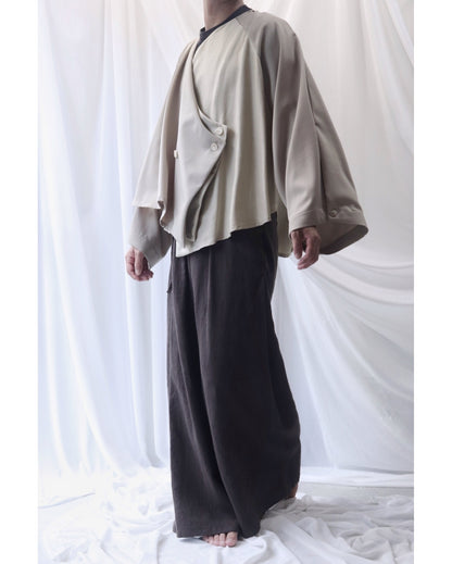 asymmetry layered haori