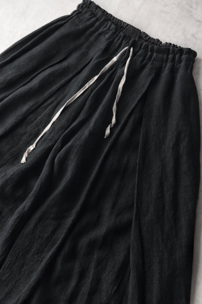 asymmetric linen easy HAKAMA