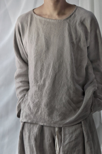 bias-cut pullover