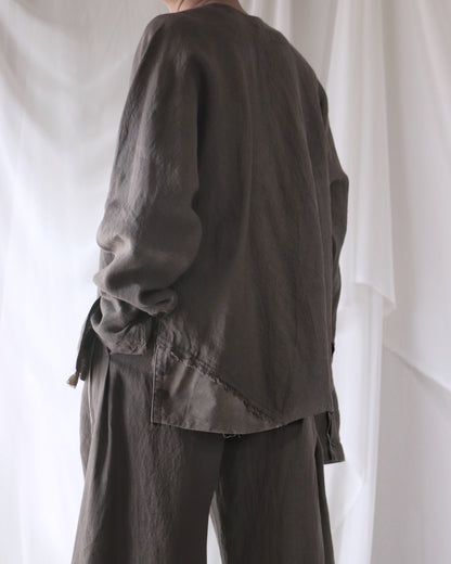 collarless shirts