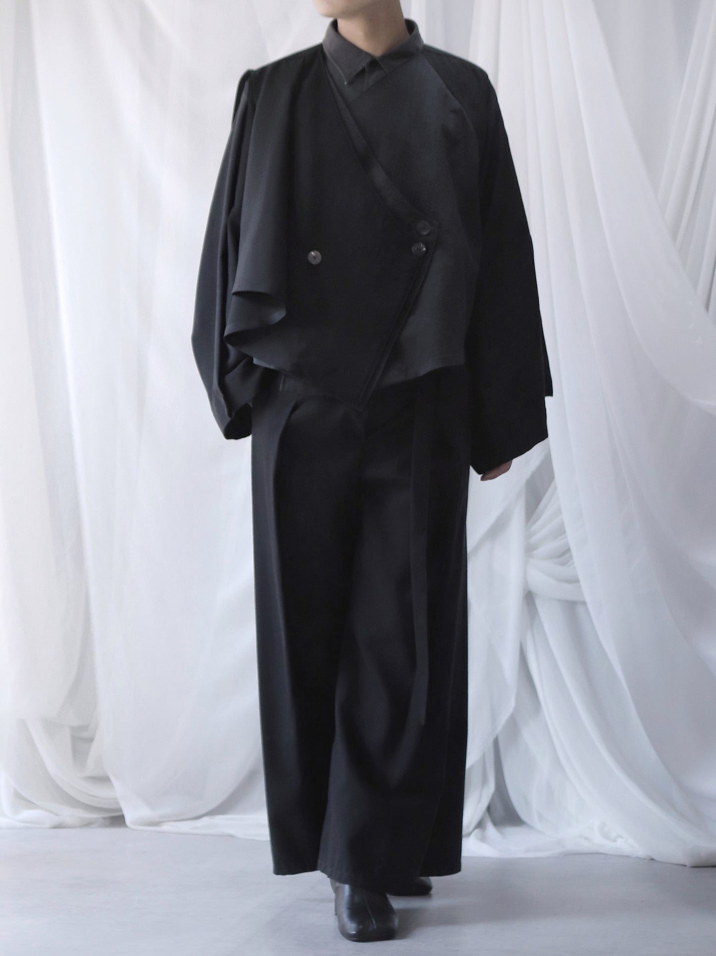 asymmetry layered haori