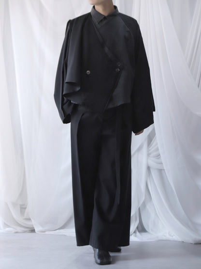 asymmetry layered haori