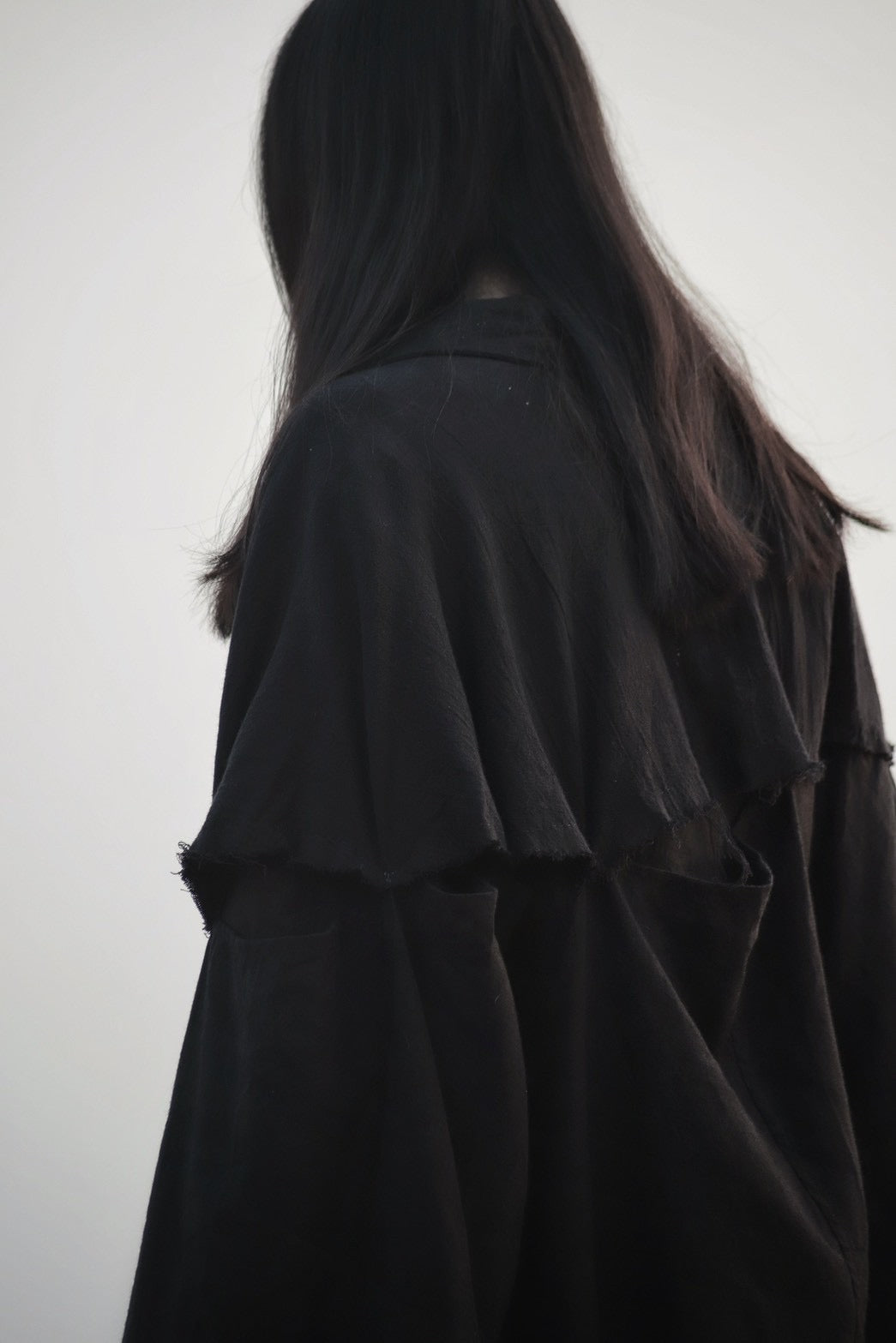 mid-length slit haori